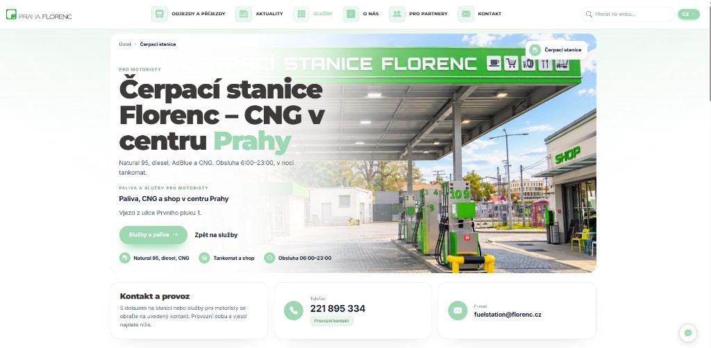 Nový web Terminálu Florenc vám usnadní přípravu cesty